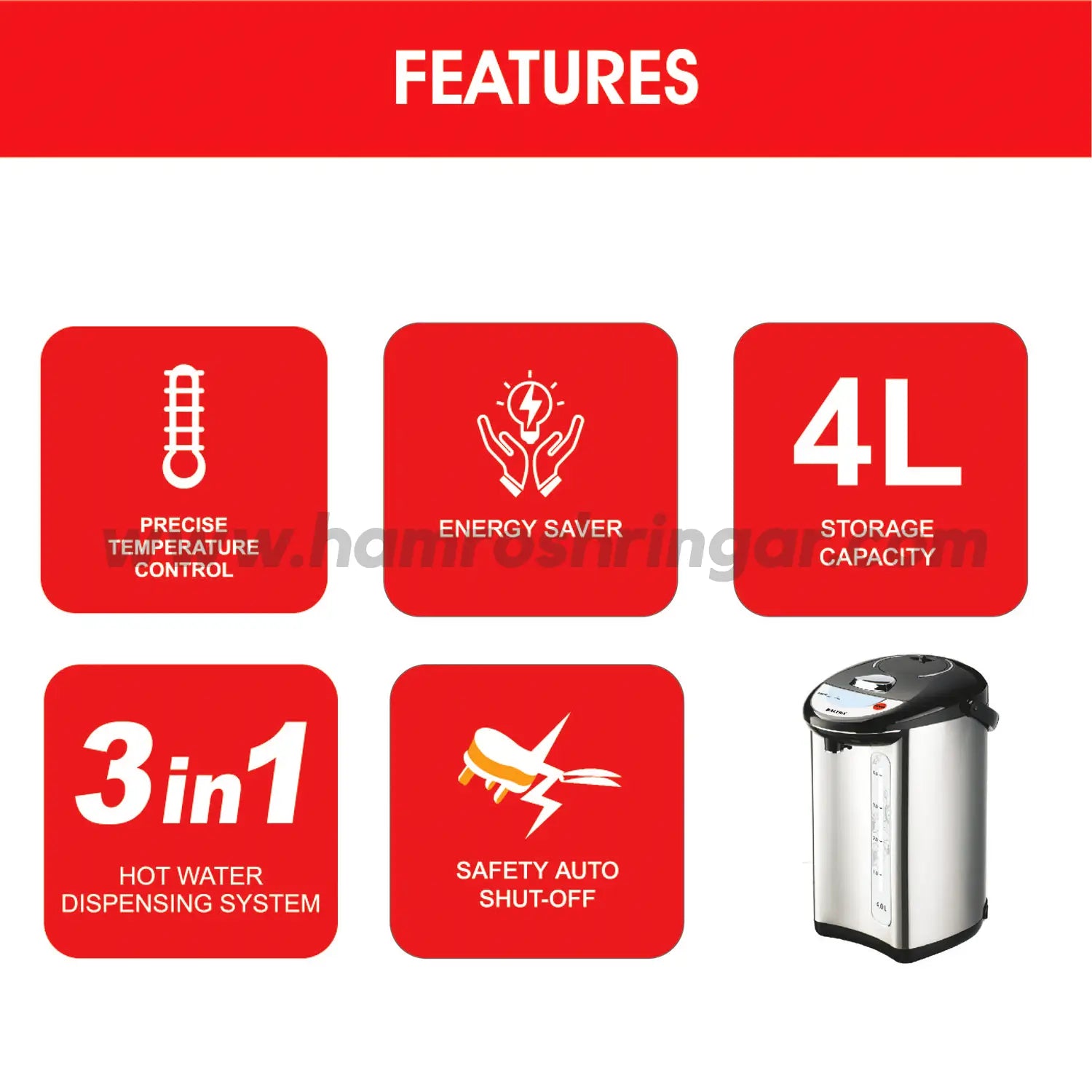 Baltra Thermal Electric Airpot (BAP 202) – 4 Liter Baltra Thermal Electric Airpot (BAP 202) – 4 Liter